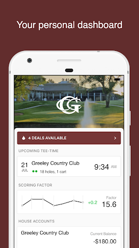 Android application Greeley Country Club screenshort