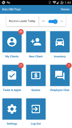 Android application ASN CRM screenshort