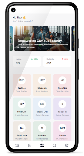 Android application Secure Campus screenshort