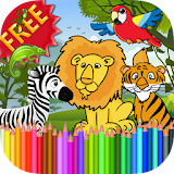 Coloring Book Animals icon