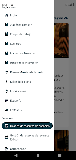 Casa del Maestro APP Screen 2