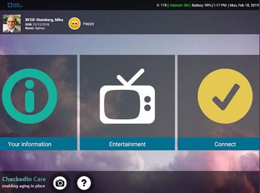 Android application CareCohort screenshort