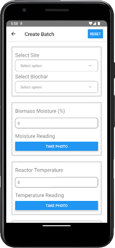 CarbonPilot: MRV Screen 2