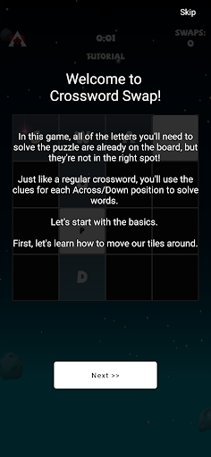 Crossword Swap - Daily Puzzle Screen 2