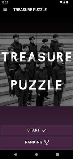 Android application TREASURE Puzzle Game screenshort