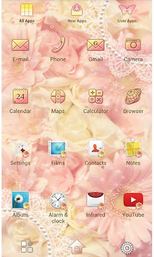 Heart and Ribbon Wallpaper Screen 2