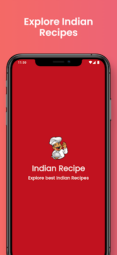 Android application Indian Recipes screenshort