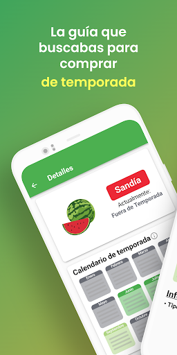 Android application Verdura y Fruta de Temporada screenshort