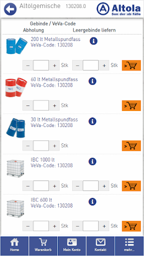 Altola Shop Screen 2