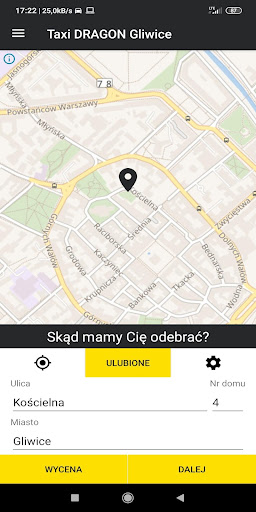 Taxi DRAGON Gliwice Screen 2