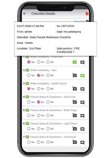 Android application eFacilito screenshort