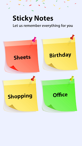 Android application Notepad: Sticky Notes screenshort