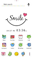 screenshot of Simple Theme Smile Friends