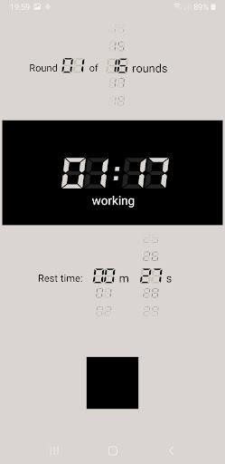 Easy Training Timer Screen 3