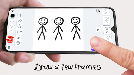 Stickman draw animation maker MOD APK 4.1.9 (Premium Unlocked) Android