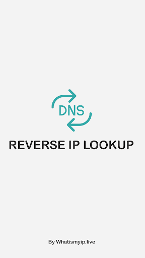 Android application Reverse IP DNS Lookup screenshort