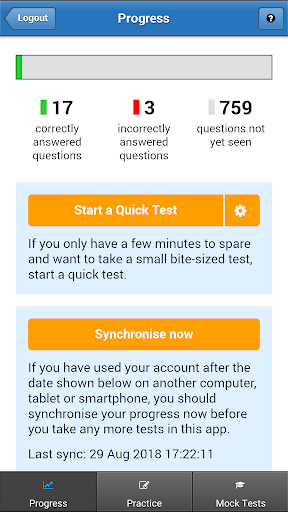 DT4A ADI Part 1 Theory Test 20 Screen 2