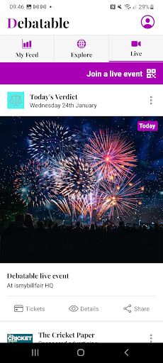 Android application Debatable screenshort