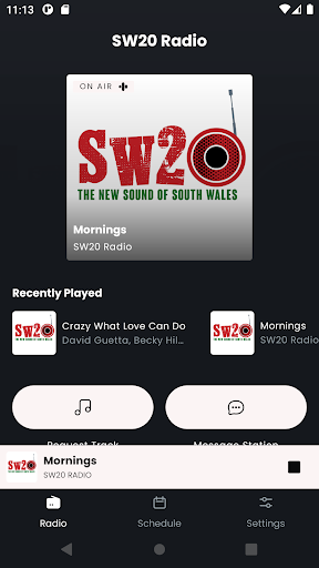 Android application SW20Radio screenshort