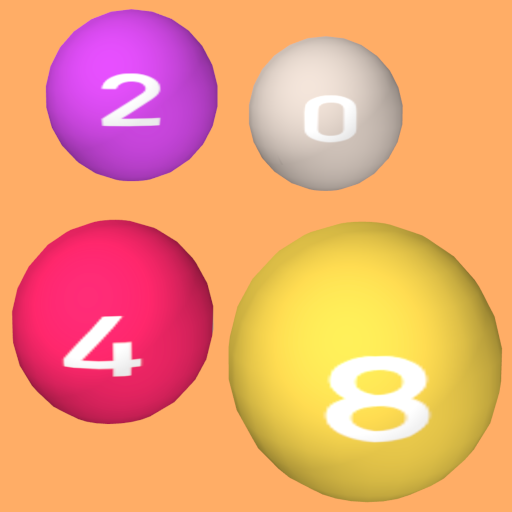 3D Ball Pop 2048 logo