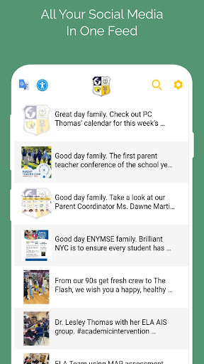 Android application East NY MS of Excellence screenshort