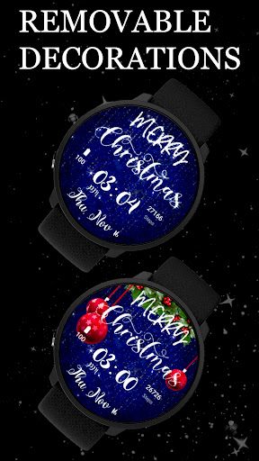 Merry Christmas Watch face Screenshot