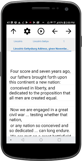 Book, Lincolns Gettysburg Add Screen 2