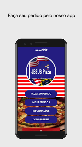 Android application Jesus Pizza - Zona Leste screenshort