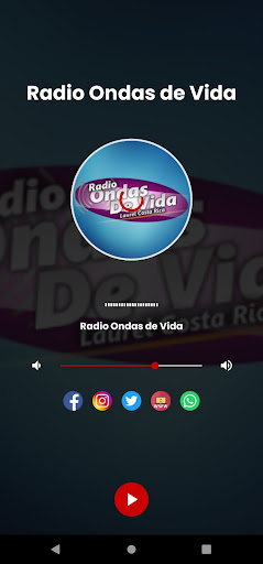 Android application Radio Ondas CR screenshort