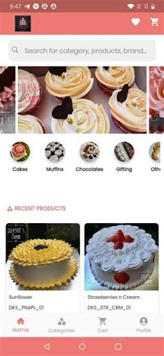 Android application Deeksha's Oven screenshort