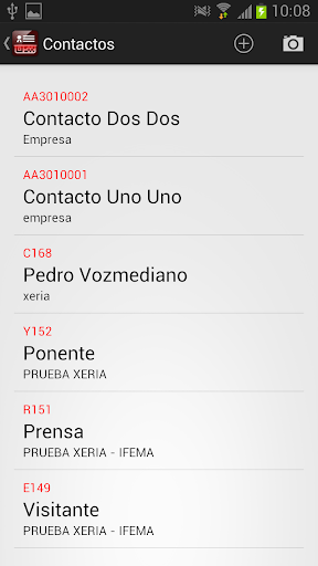 ÏventContact Screen 2