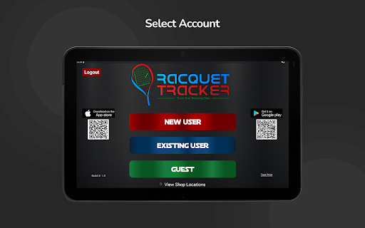 Racquet Tracker Booking Screen 3