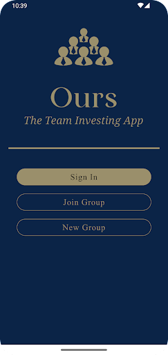 Android application OURS screenshort