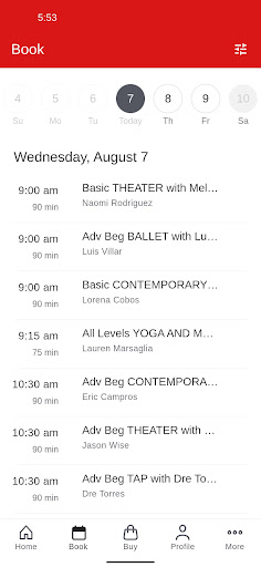 Broadway Dance Center Screen 2