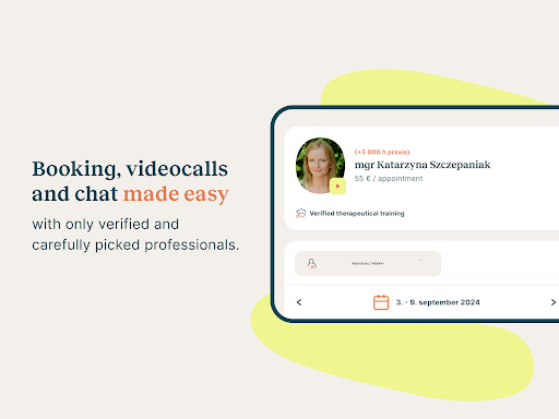 Screenshot of Hedepy - Online therapy