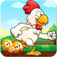 Флики цыпленок: прыжки и бег куриные платформы
