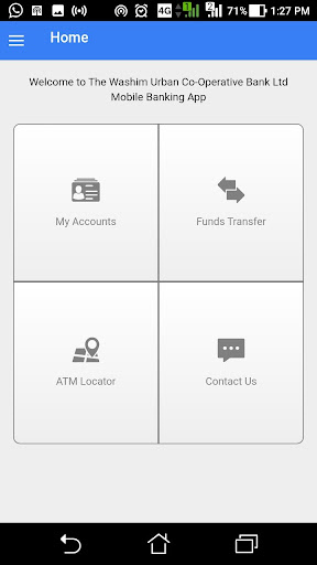 Android application WUCB PayConnect screenshort