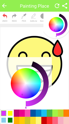 Coloring Emoji Art