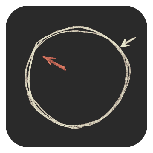 Analog Scribble Clock Widget