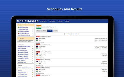 CricManiac - Live Cricket Scores 1.0 APK screenshots 15