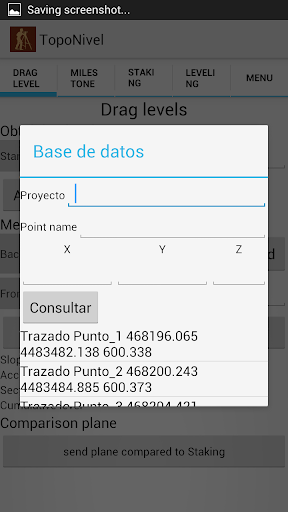 Android application Topography - Earthworks screenshort