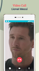 Captura de Pantalla 4 Llamada falsa de Lionel Messi android