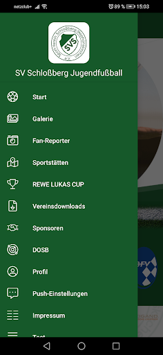 SV Schloßberg Jugendfußball Screen 3