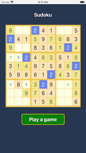 Android application Sudoku with Friends! screenshort