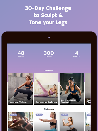 Screenshot of 30 Day Leg Challenge