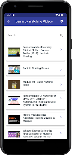 Learn Basic Nursing Course Screen 3