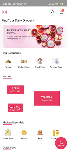 My eStore - Online Shopping AP Screen 2