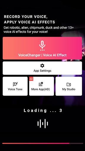 Android application Voice Changer Voice AI Effects screenshort