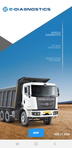 Android application Ashok Leyland e-Diagnostics screenshort