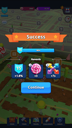 Game screenshot Candy Streets: GPS Mini Games apk download